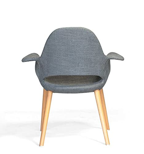 Amazon｜E-comfort オーガニックチェア ビーチ 3Bミディアムグレー