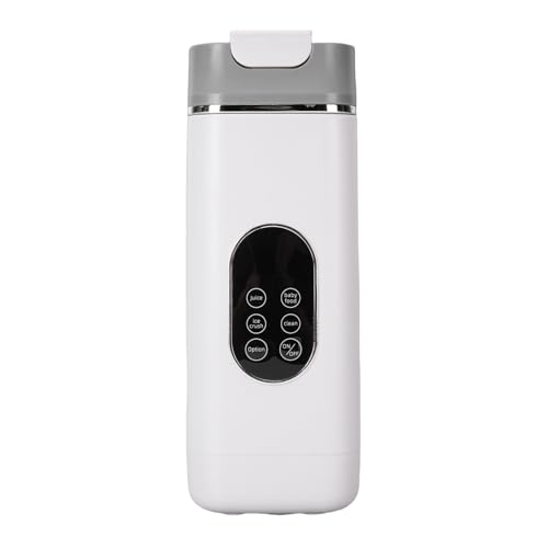 Copa de Exprimidor Eléctrico, Mantería Digital de Carga USB Portable Portable para el Hogar, Oficina, Al Aire Libre (WHITE)