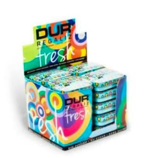 Regaliz Fresh Sabor Eucalipto, Caramelos de Regaliz, Expositor con 20 Unidades.