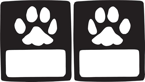 JeepTails Dog Paw Tail lamp Light Covers (Non-LED) Compatible with Jeep Wrangler JL Models (2018-Present)