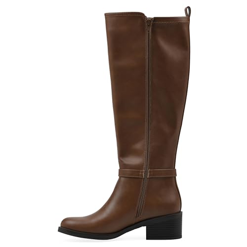 WHITE MOUNTAIN Women's Custom Block Heeled Tall Shaft Riding Boot4