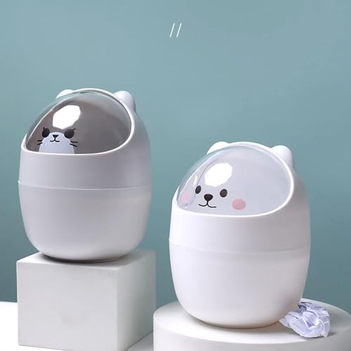 Simpatico mini cestino da scrivania, cestino per