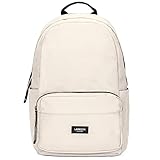 LARKSON Schulrucksack Mädchen & Jungen Teenager Beige - No 3 - Rucksack Damen & Herren für Schule - 15.6