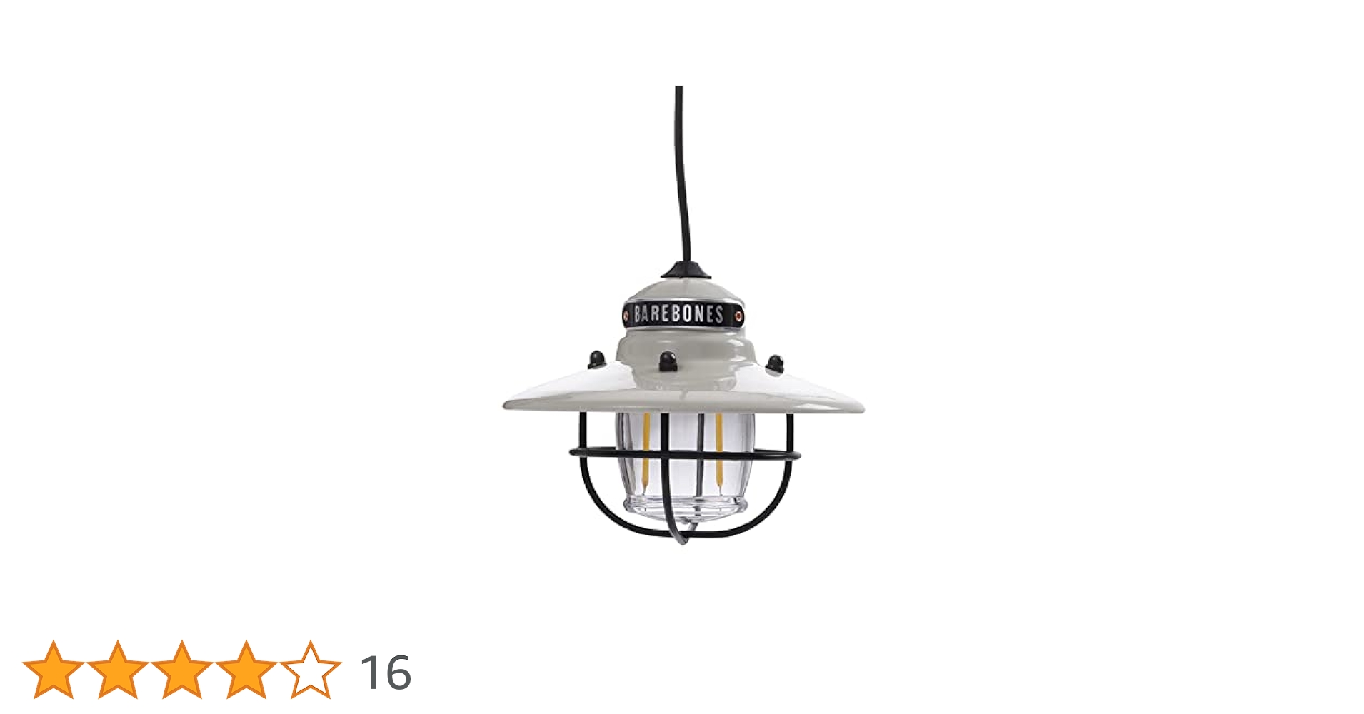 【美品】BAREBONES(ベアボーンズ) エジソン ペンダントライト LED ベアボーンズ（BAREBONES） エジソンペンダントライト LED LIV