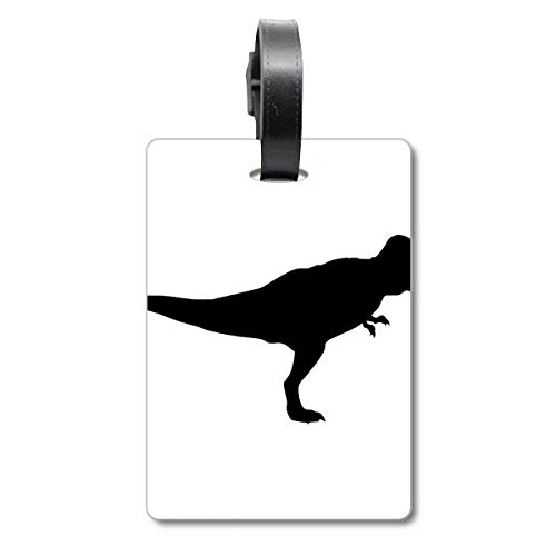 Étiquette d'identification dinosaure pour sac à dos enfant et voyage