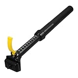 SOLUSTRE Mountainbike Sattelstütze 316mm Aluminiumlegierung Verstellbar mit Handhebel für Rennräder und Geländefahrräder