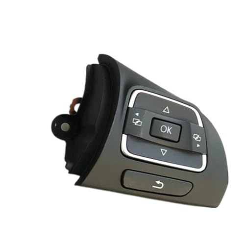Bouton multifonction au volant pour voyager en musique avec Touran
