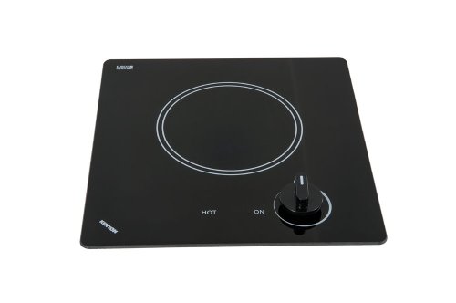 Kenyon B41605 6-1/2-Inch Caribbean Single Burner Cooktop with Analog Control UL, 120-volt, Black