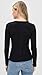 Madewell Women's Modal Rib Long Sleeve Crew, Jet Black, XL