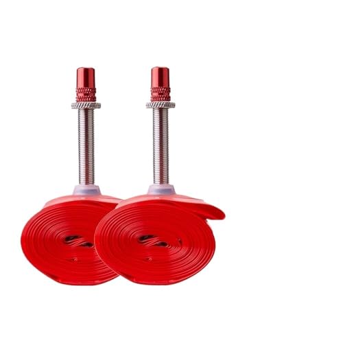 TPU Bike Tube Metal Schrader Valve, Fits 20-29" Tires 1.9-2.6 Width(2pcs and 8patch,74g 27.5x1.9-2.6)