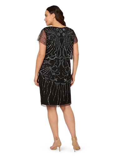 Image of Adrianna Papell Women's Beaded Cocktail Dress