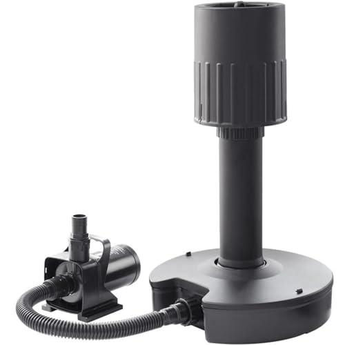 Skimmer para estanque 60W, limpieza de superficie ajustable miniatura 1