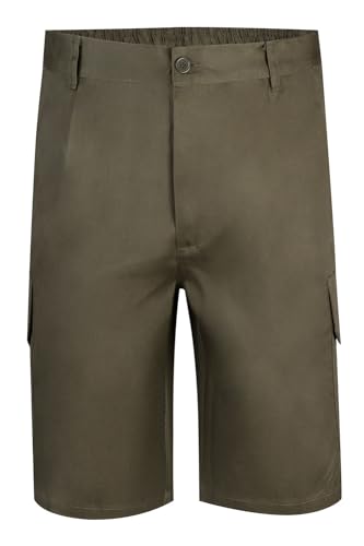 Velilla 344/C3/T50 - Bermuda multitasche, taglia 50, moderna, colore: verde caccia
