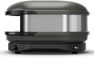 Gozney Arc Outdoor Pizza Oven, Propane Gas Pizza Oven, Precision Flame Control, Cooks 14" Pizza in 60 Seconds, Heats up to 950F - Off Black