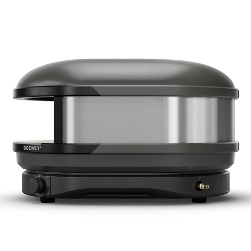 Gozney Arc Outdoor Pizza Oven, Propane Gas Pizza Oven, Precision Flame Control, Cooks 14" Pizza in 60 Seconds, Heats up to 950F - Off Black