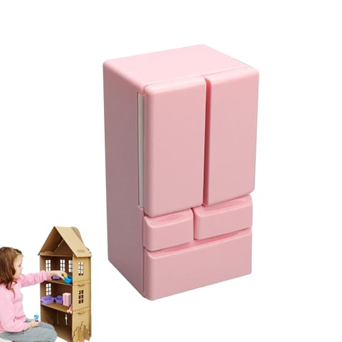 Frigorifero in Miniatura - Giocattolo Frigo Realistico a Doppia Porta