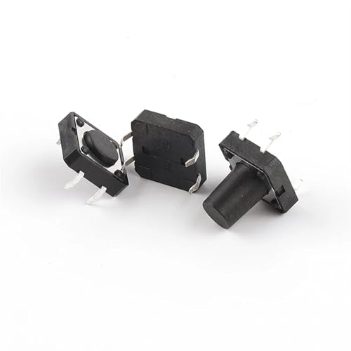 Mini interruptor de botón táctil 12x12x12mm de 4 pines microinterruptor SMD 6