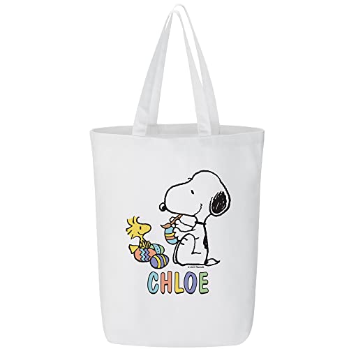 Let's Make Memories Personalized Tote Bags For Easter Treats - Egg Hunt Bags miniatura 1