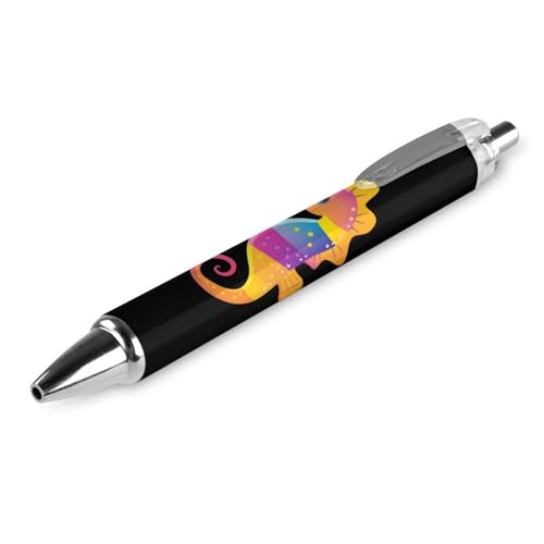 Stylos à bille rétractables hippocampe encre bleue lot de 4 ergonomiques