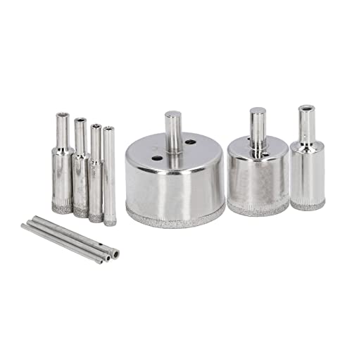 Set 10 piezas brocas diamante para vidrio y cerámica miniatura 3