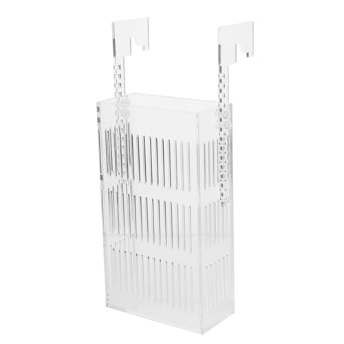 GETAJGHSD アクリル製フィッシュブリーダーボックス 透明水槽用隔離ケース ベタ魚飼育用耐久性仕切り 幼魚保護と観察に