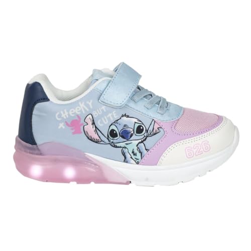 Disney Stitch Zapatos Deportivos Con Luces para Niña, Calzado