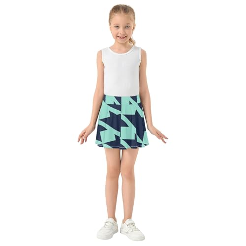 Tennis Skirts Girls with Built in Shorts Flowy Little Girls Golf Skort Kids Pleated Tennis Skirt with Pockets3