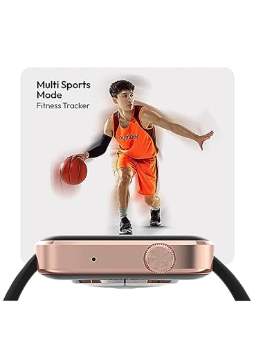 Image of Number Dialfit Pro Max Bluetooth Calling Smart Watch, 1.91 inch Large Edge-to-Edge Display, Always On, 600 Nits Brightness,Heart Rate, Blood Pressure, SPO2, IP68, 7 Days Battery, Metallic Body (Black)