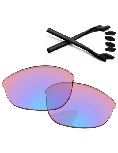 Image of Replacement Lenses & Rubber Kits for Oakley Half Jacket 2.0 OO9144 62mm - Precision Fit, UV Block, Impact Resistant