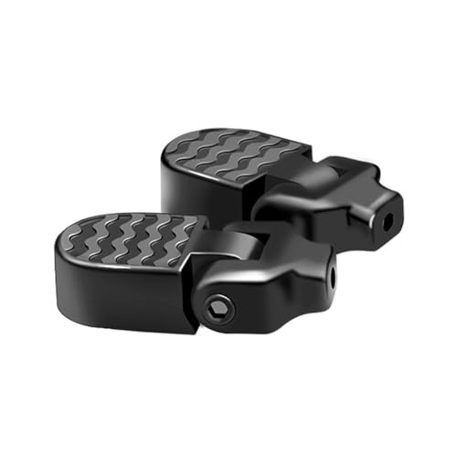 Qerwsdty Pedales Traseros de Bicicleta Pedales Traseros de Bicicleta Plegables Pedales de Bicicleta de Poste Universal Vertical