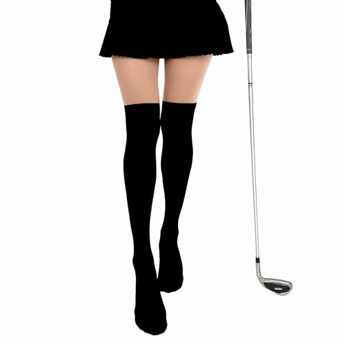 Golf Two-Tone Over-Knee-High Stockings Pantyhose Tights UV Protection Spring Autumn Winter