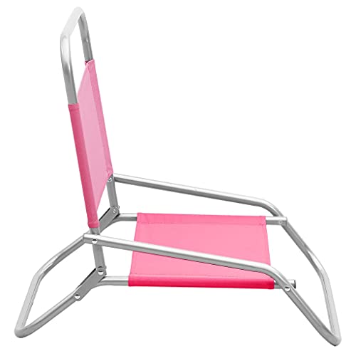 Chaise de plage pliante compacte en acier pour éviter l'encombrement - 6