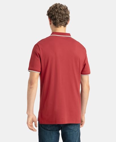 Image of Jockey 3911 Men Super Combed Cotton Rich Solid Half Sleeve Polo T-Shirt (Prints May Vary)
