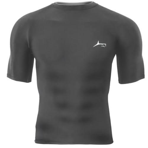 Image of PROSHARX Half Sleeve Compression T-Shirt - Men's Athletic & Sports Tights for Fitness