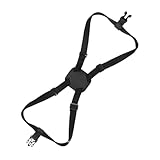 VANZACK クロス紐PUレザー製 ラゲッジベルト 調節可能伸縮紐 1個 旅行用荷物固定ロープ 衣料品 旅行用品用