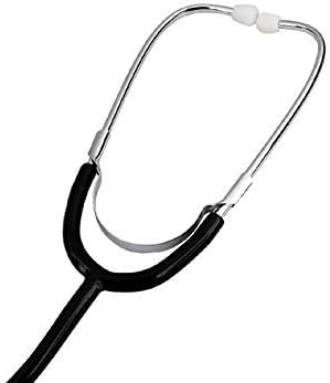 Pro Double Dual Head Stethoscope Doctor Nurse EMT Vet Medical Health Care (Black)