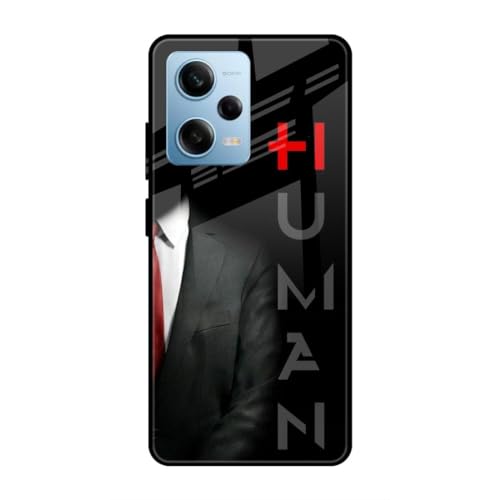 Image of SmashItUp Human | Gentleman Designer Printed TPU Metal Case Mobile Back Cover for Redmi Note 12 Pro 5G
