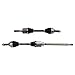 TRQ Front CV Axle Assembly Set Compatible with 2008-2013 Nissan Rogue 2014-2015 Rogue Select
