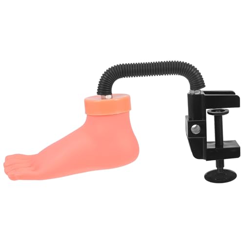 Hohopeti Modelo de Práctica de Uñas Pie Flexible para Manicura Herramienta de Entrenamiento para Arte de Uñas Tacto Realista Tamaño Mediano Adecuado para Practicar en Pies
