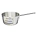 Adcraft H3-TSP5 5 qt Aluminum Tapered Sauce Pan with Securely Riveted Chrome Plated Handle