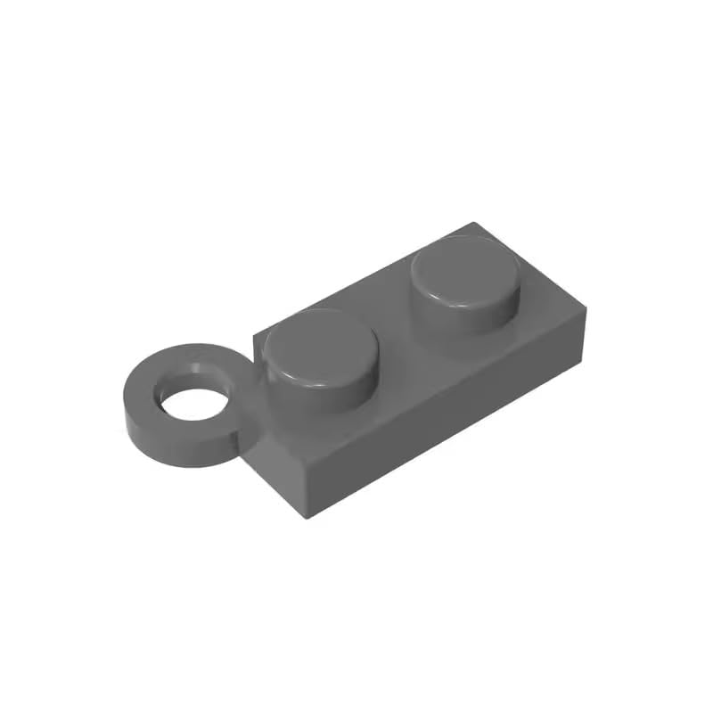 Gobricks 2429 Hinge Hinge Plate 1x4 Swivel Base 50 Pieces GDS-807 Compatible with Lego Building Blocks Color:Dark Bluish Gray — image 1