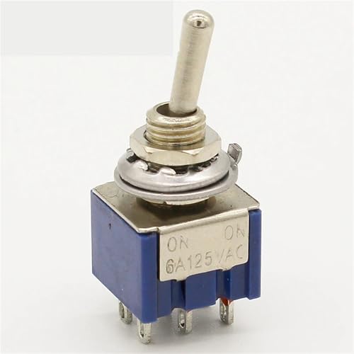 Interrupteur à bascule MTS-202 mini commutateur ON-ON 6 broches 5pcs