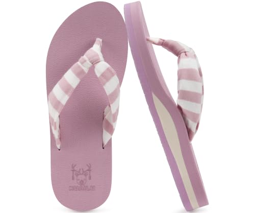 Image of KuaiLu Flip Flops for Women with Arch Support Summer Beach Thong Sandals