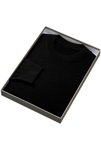 Men's O-Neck Sweater Autumn Winter Rollneck Warm 100 Merino Pure Wool