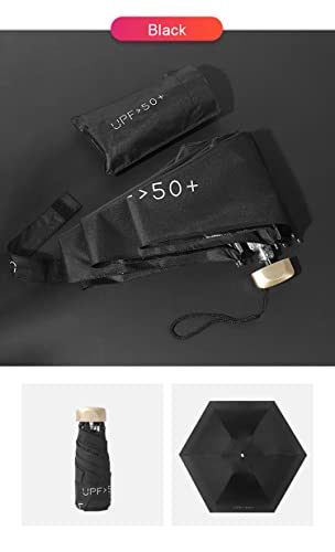 Image of House of Quirk Mini Pocket Compact Sun&Rain Umbrella Lightweight Portable Small Folding Umbrella Travel