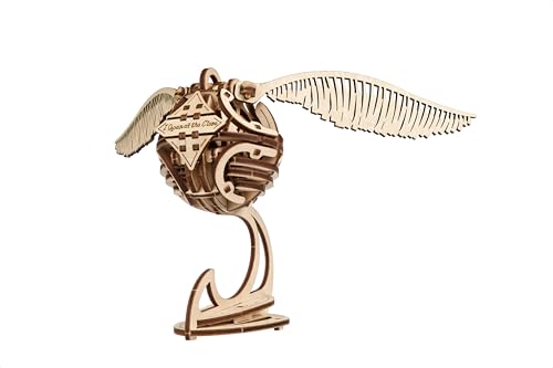 UGEARS Wooden 3D Puzzle - Harry Potter Golden Snitch Model Kit - DIY Kit for Adults - 3D Puzzle Harry Potter Puzzle Set with 120 Pieces