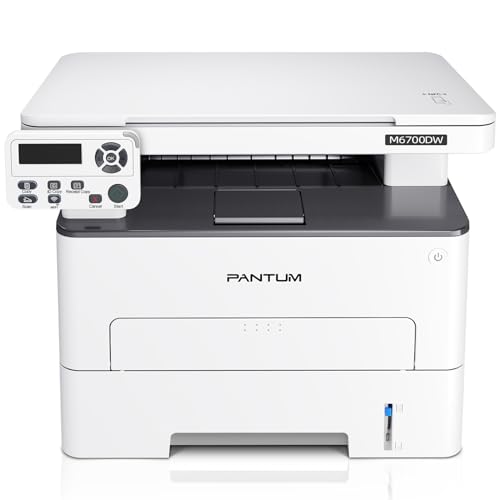 PANTUM M6700DW Laserdrucker Multifunktion 3in1, Drucken Kopieren Scannen, Schwarz-Weiß, automatischer Duplexdruck, WiFi/USB/Ethernet，30ppm