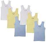 Baby Tank Tops Boys, Girls, Unisex Sleeveless 100% Cotton Shirts & Short-Sleeve Slip-on Tees for 0-2