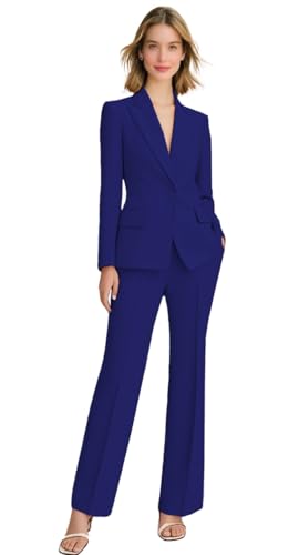 Pantalon habillé femme bleu marine lot de 2 taille M coupe ajustée stretch business