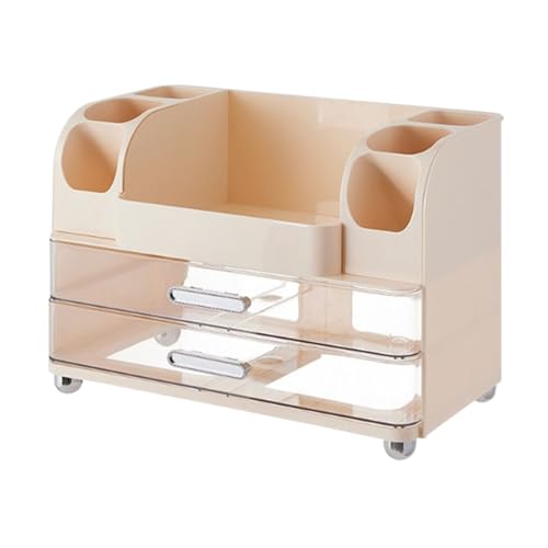 Organizadores de maquillaje de encimera, grandes decorativos, soporte de cosméticos para tocador, para tocador, armario, cocina, dormitorio, manualidades, artículos de tocador, joyas